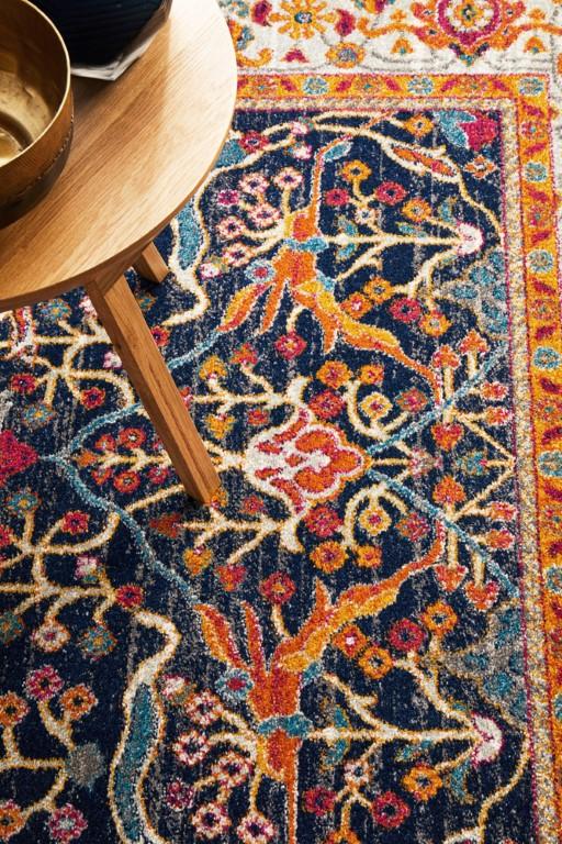 Evoke 262 Multi Navy Orange Modern RugEVO-262-MULT-230X160Rugtastic