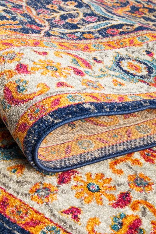 Evoke 262 Multi Navy Orange Modern RugEVO-262-MULT-230X160Rugtastic