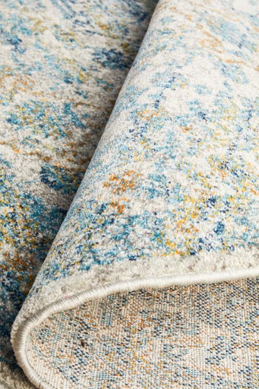 Evoke 263 Silver Blue Round Modern RugEVO-263-SIL-150X150Rugtastic
