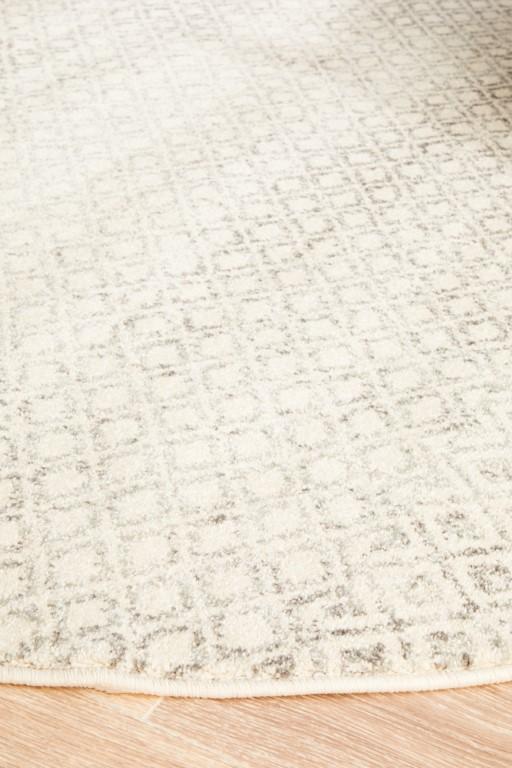 Evoke 265 Grey Cream Round Modern RugEVO-265-GREY-150X150Rugtastic