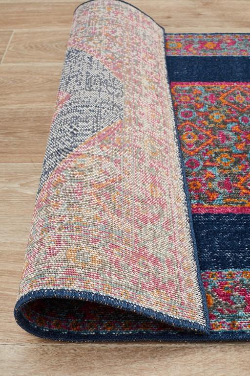 Eternal 915 Navy Blue Pink Modern RugETN-915-NAV-230X160Rugtastic