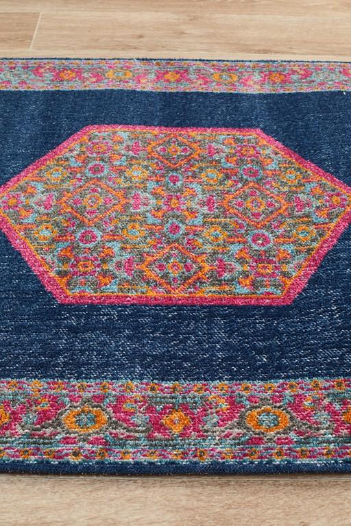 Eternal 915 Navy Blue Pink Modern RugETN-915-NAV-230X160Rugtastic
