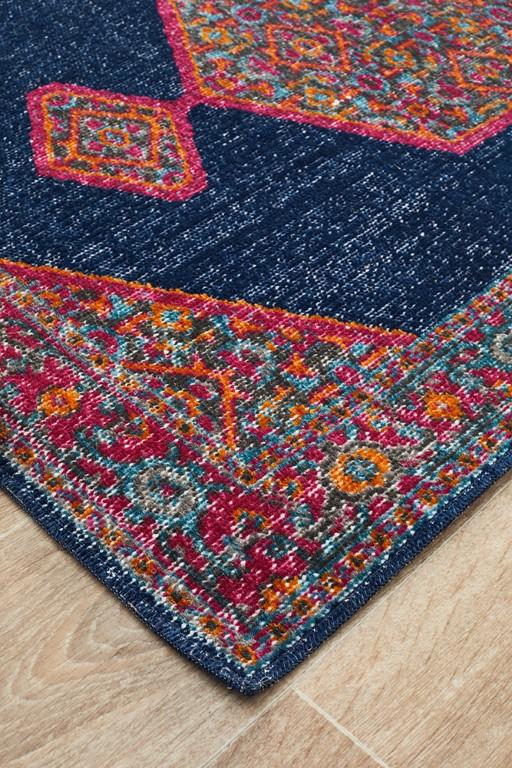 Eternal 915 Navy Blue Pink Modern RugETN-915-NAV-230X160Rugtastic