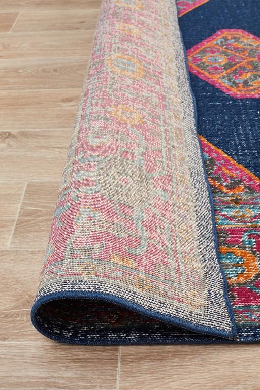 Eternal 915 Navy Blue Pink Modern RugETN-915-NAV-230X160Rugtastic