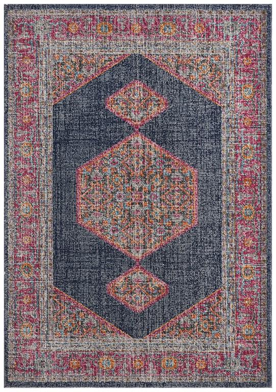 Eternal 915 Navy Blue Pink Modern RugETN-915-NAV-230X160Rugtastic