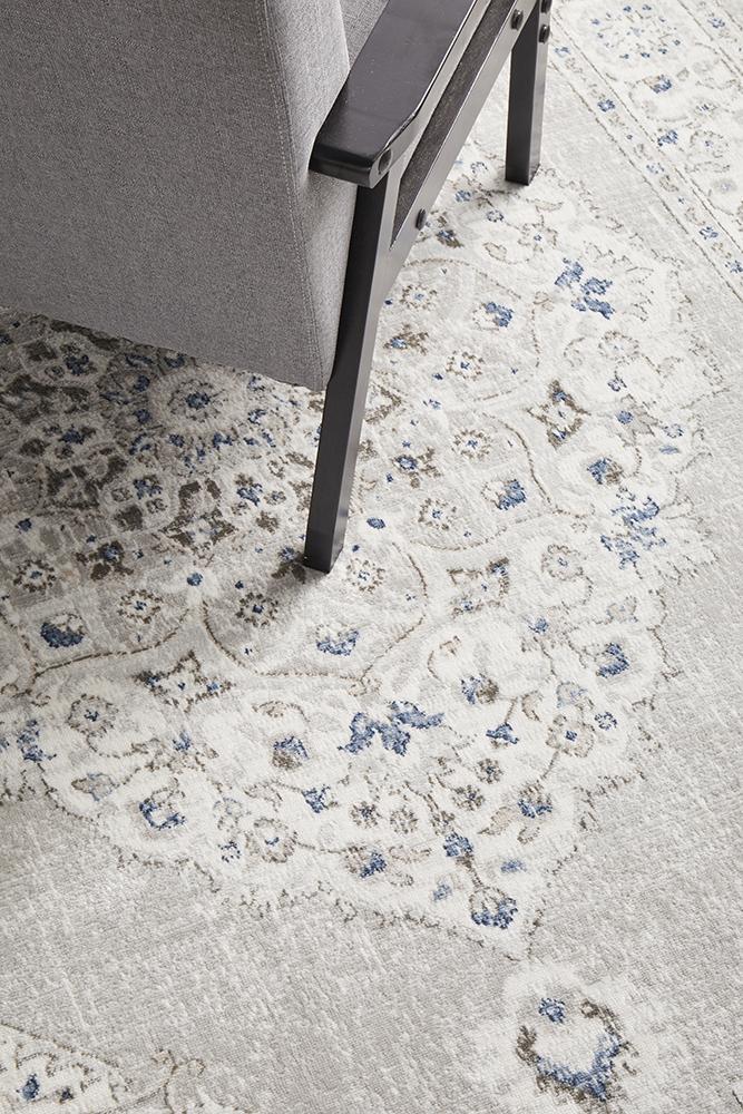 Emotion 77 Silver Modern RugEMO-77-SILV-230X160Rugtastic