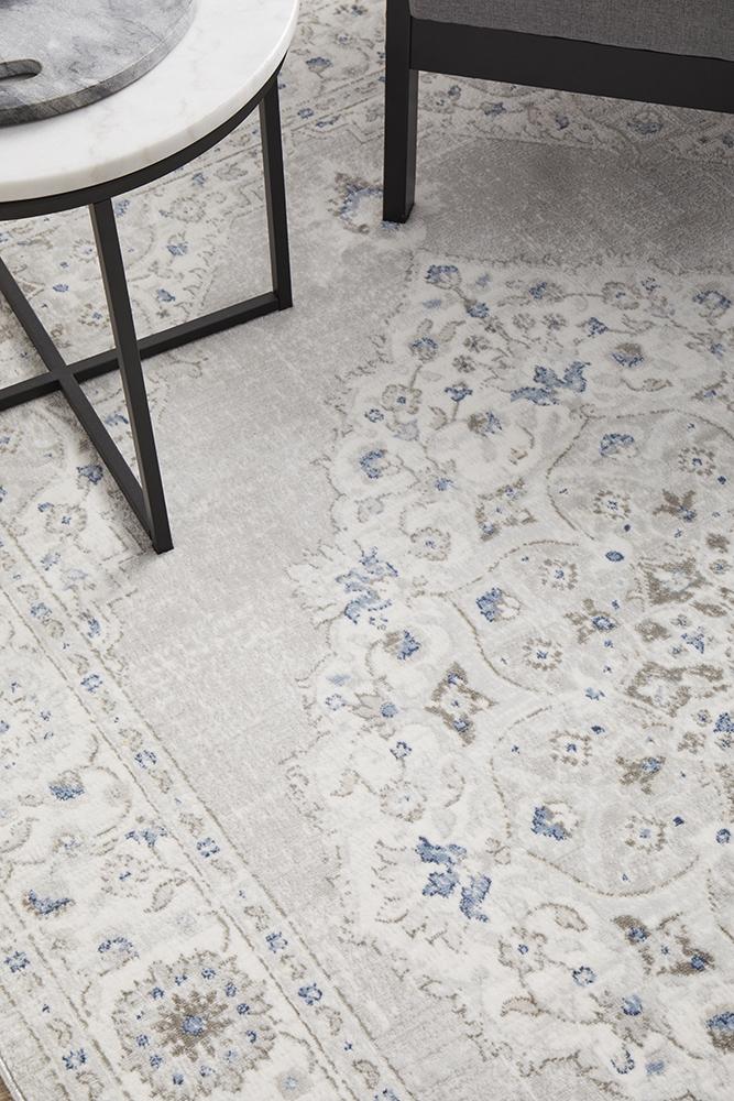 Emotion 77 Silver Modern RugEMO-77-SILV-230X160Rugtastic