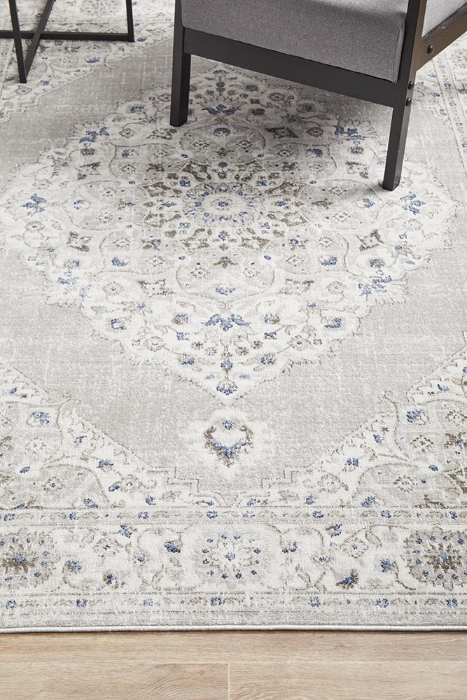 Emotion 77 Silver Modern RugEMO-77-SILV-230X160Rugtastic