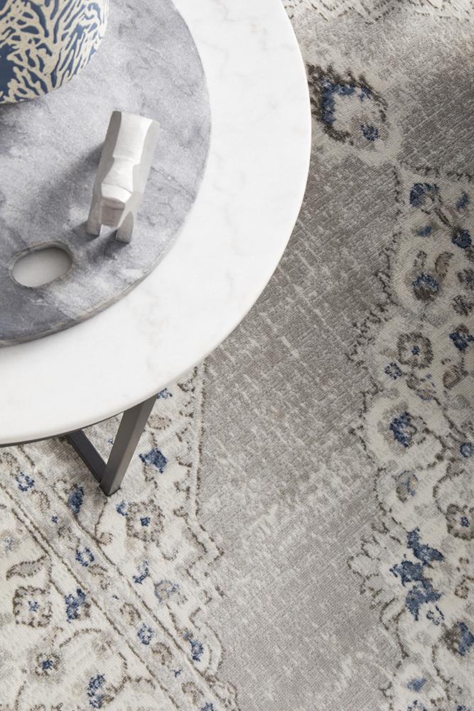 Emotion 77 Silver Modern RugEMO-77-SILV-230X160Rugtastic