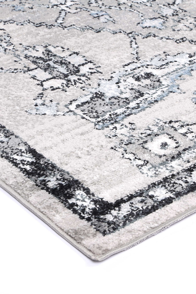 Esther Traditional Light Grey RugESTA16005GREYRugtastic