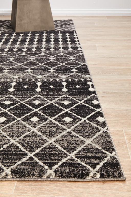 Evoke 260 Black Modern RugEVO - 260 - BLA - 230X160Rugtastic