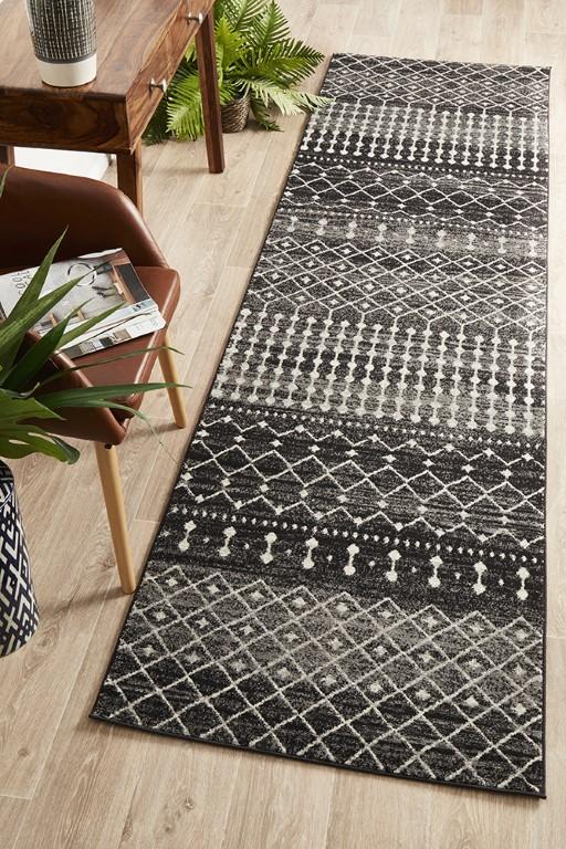 Evoke 260 Black Modern RugEVO - 260 - BLA - 230X160Rugtastic