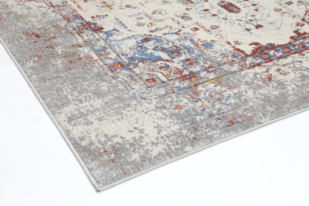 Express Grey Multi Contemporary RugEXPRE160EX03Rugtastic
