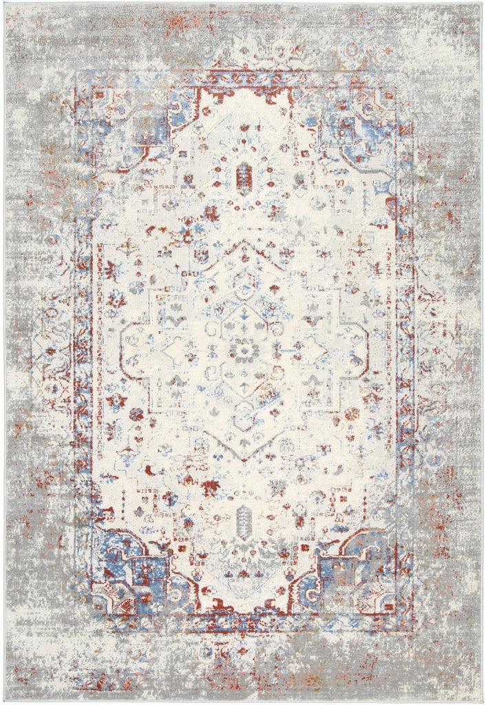 Express Grey Multi Contemporary RugEXPRE160EX03Rugtastic