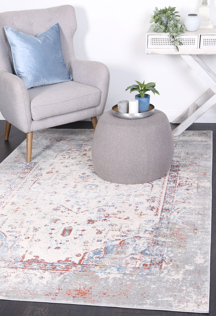 Express Grey Multi Contemporary RugEXPRE160EX03Rugtastic