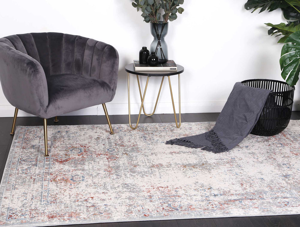 Express Multi Grey Contemporary RugEXPRE160EX10Rugtastic
