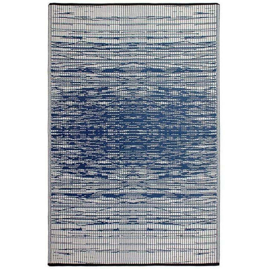 Fab Plastic Picnic Beach Mat Indoor Outdoor Rug Brooklyn NavyPLRBROOK0120179Rugtastic