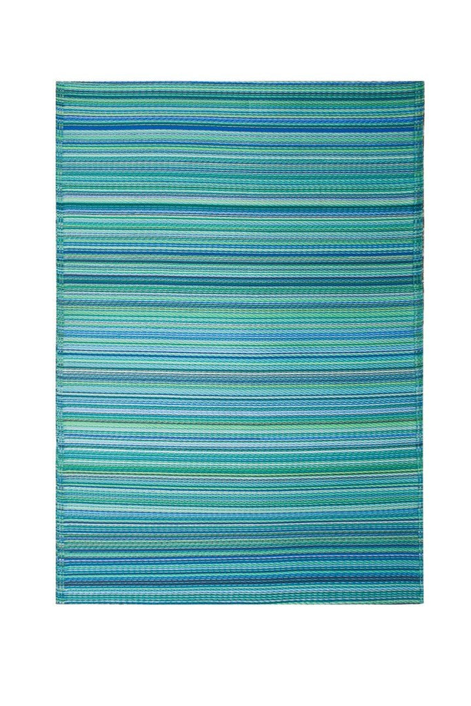 Fab Plastic Picnic Beach Mat Indoor Outdoor Rug Cancun AquaPLRCANAQ0120179Rugtastic