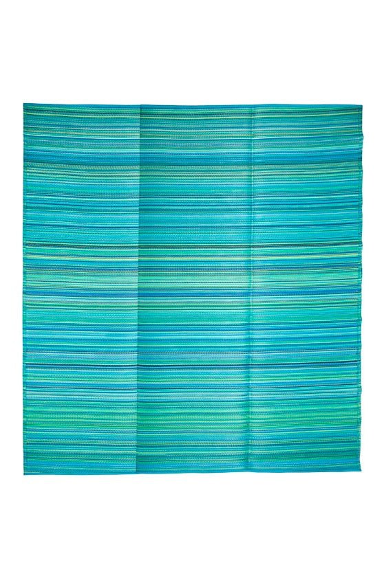 Fab Plastic Picnic Beach Mat Indoor Outdoor Rug Cancun AquaPLRCANAQ0120179Rugtastic