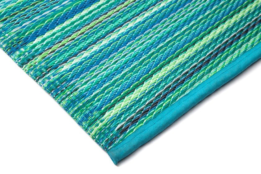 Fab Plastic Picnic Beach Mat Indoor Outdoor Rug Cancun AquaPLRCANAQ0120179Rugtastic