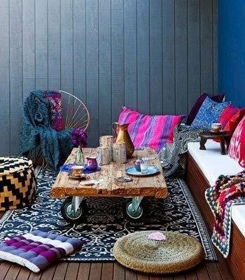 Fab Plastic Picnic Beach Mat Indoor Outdoor Rug Murano BlackPLRMURBLK120179Rugtastic