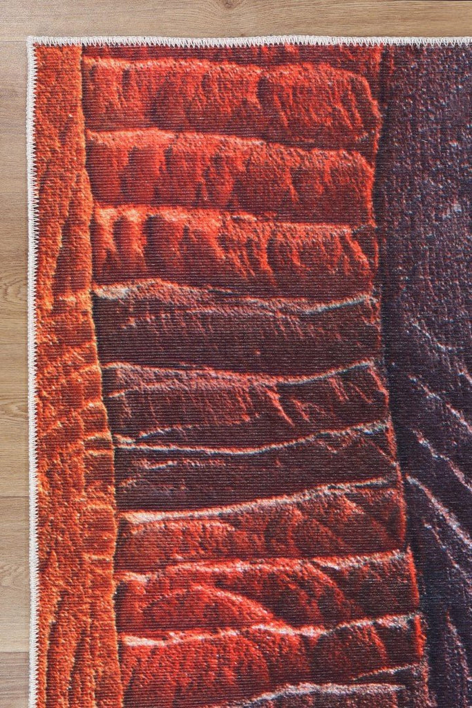 First Nations Aboriginal Art Puruma Washable RugABOR1604027Rugtastic