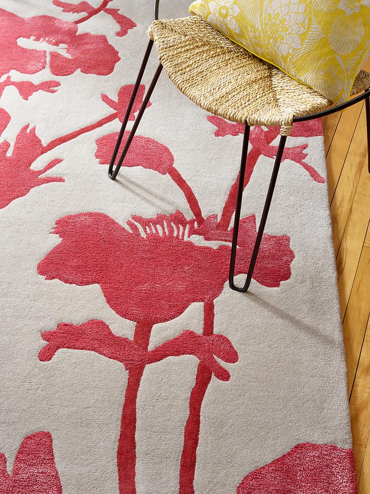Florence Broadhurst Floral 300 Poppy 039600BC-FB-039600-180X120Rugtastic