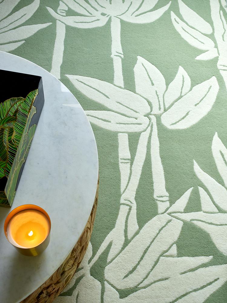 Florence Broadhurst Japanese Bamboo Jade 039507BC-FB-039507-180X120Rugtastic