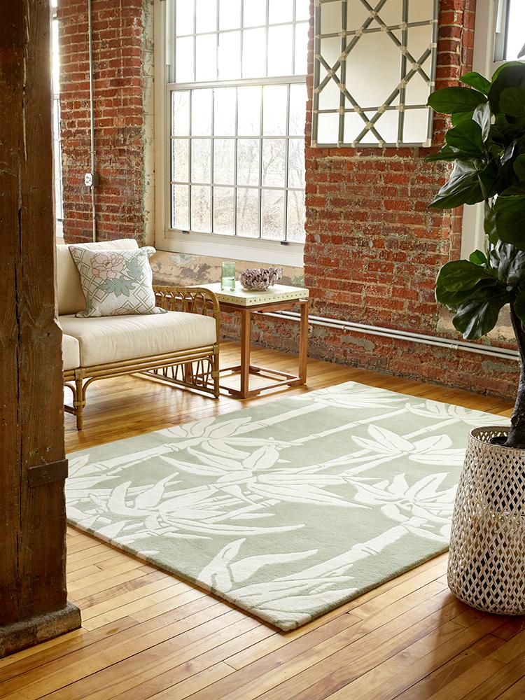 Florence Broadhurst Japanese Bamboo Jade 039507BC-FB-039507-180X120Rugtastic