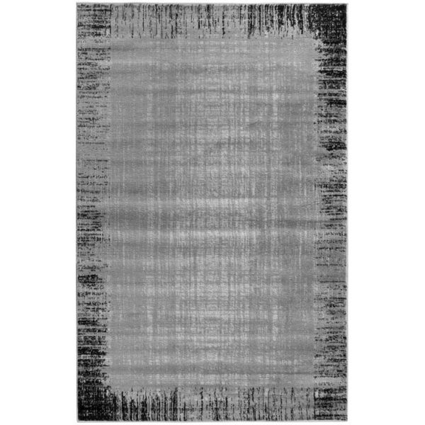 Focal 8761 Dark Grey Modern RugA8761/GREYRugtastic