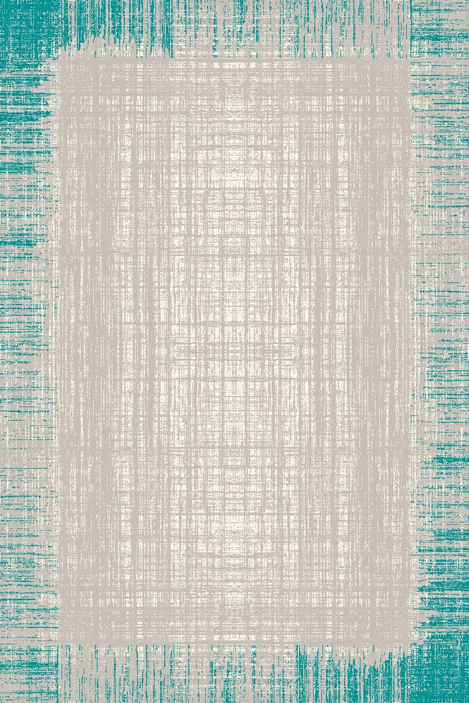 Focal 8761 Grey Turquoise Modern RugA8761/GREYTURQRugtastic