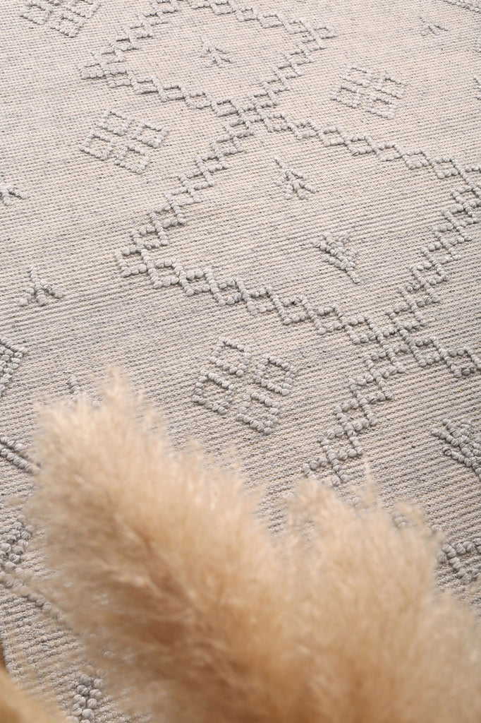 Gaza Boho Chic Grey RugGOA803D5GRERugtastic