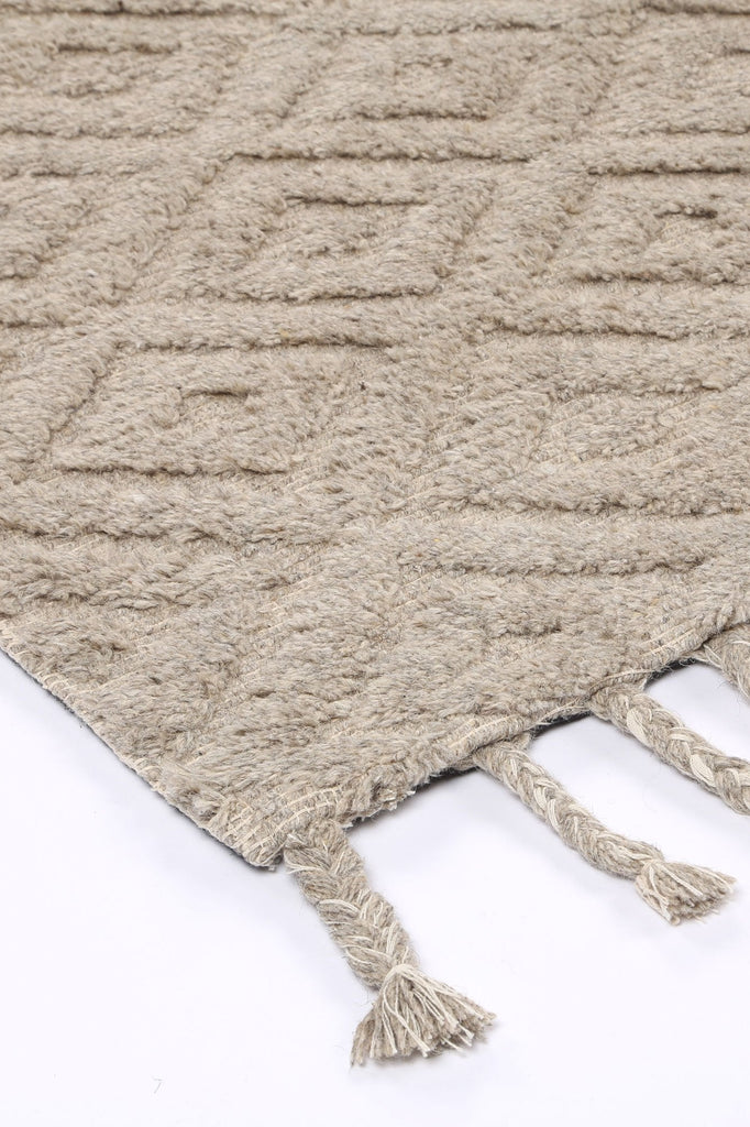 Gaza Plush Diamond Ash RugGOA803D4ASHRugtastic