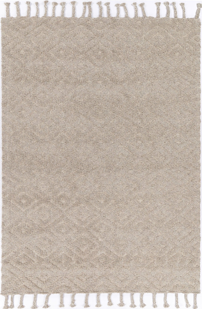 Gaza Plush Diamond Ash RugGOA803D4ASHRugtastic