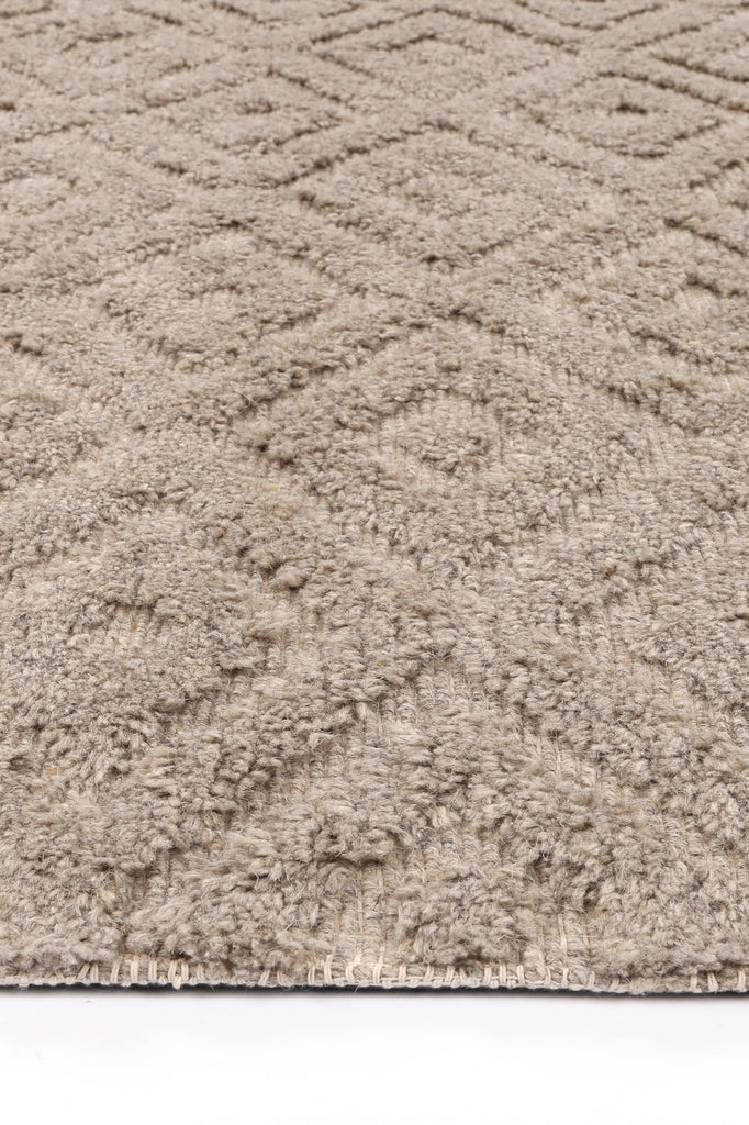 Gaza Plush Diamond Ash RugGOA803D4ASHRugtastic