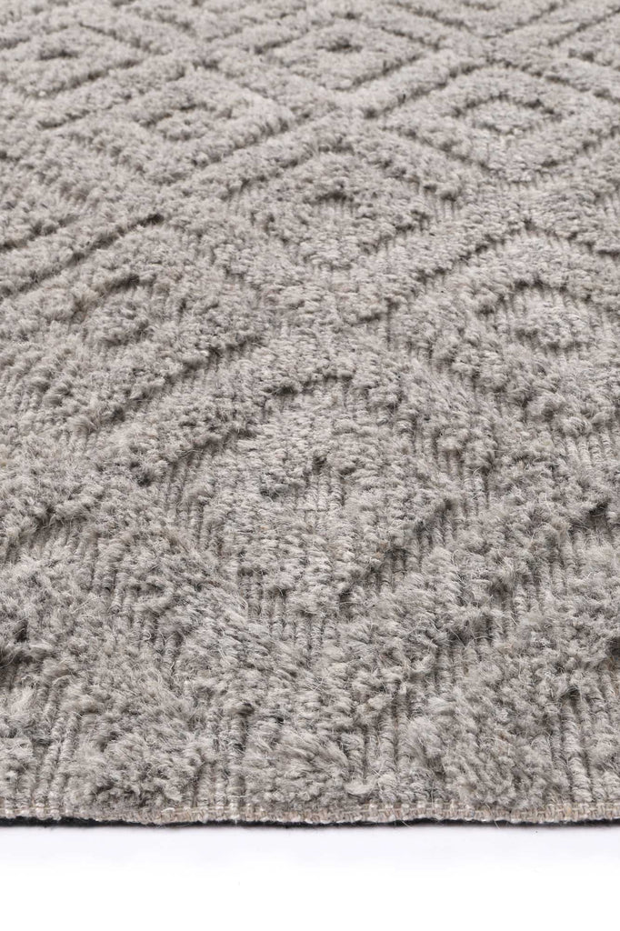 Gaza Plush Diamond Grey RugGOA803D4GRERugtastic
