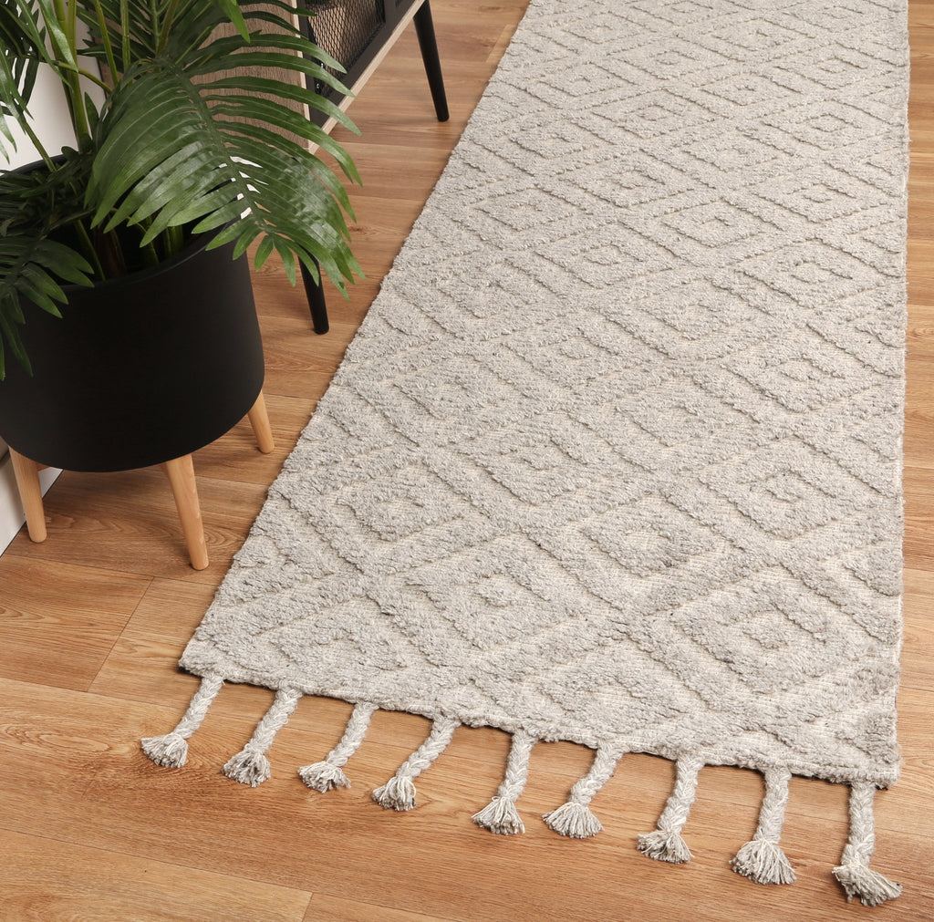 Gaza Plush Diamond Grey RugGOA803D4GRERugtastic