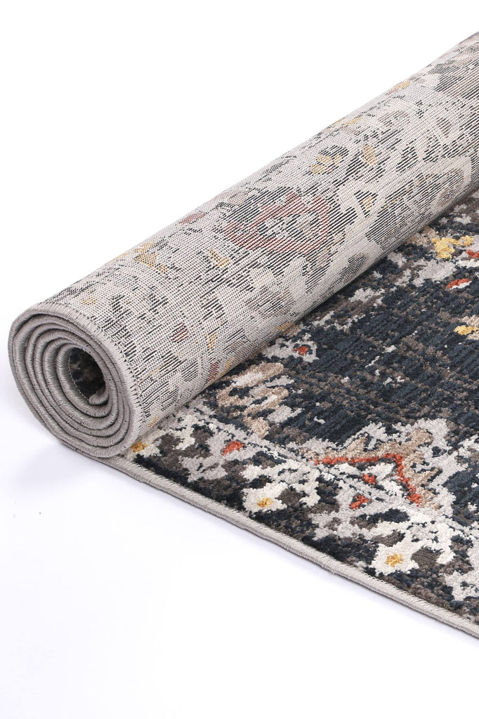 Hailey Oriental Dark Blue RugHAVA80301Rugtastic