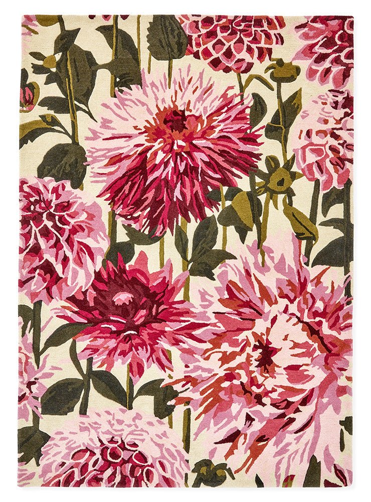 Harlequin Dahlia Fuchsia Palm 142402BC-HAR-142402-200X140Rugtastic