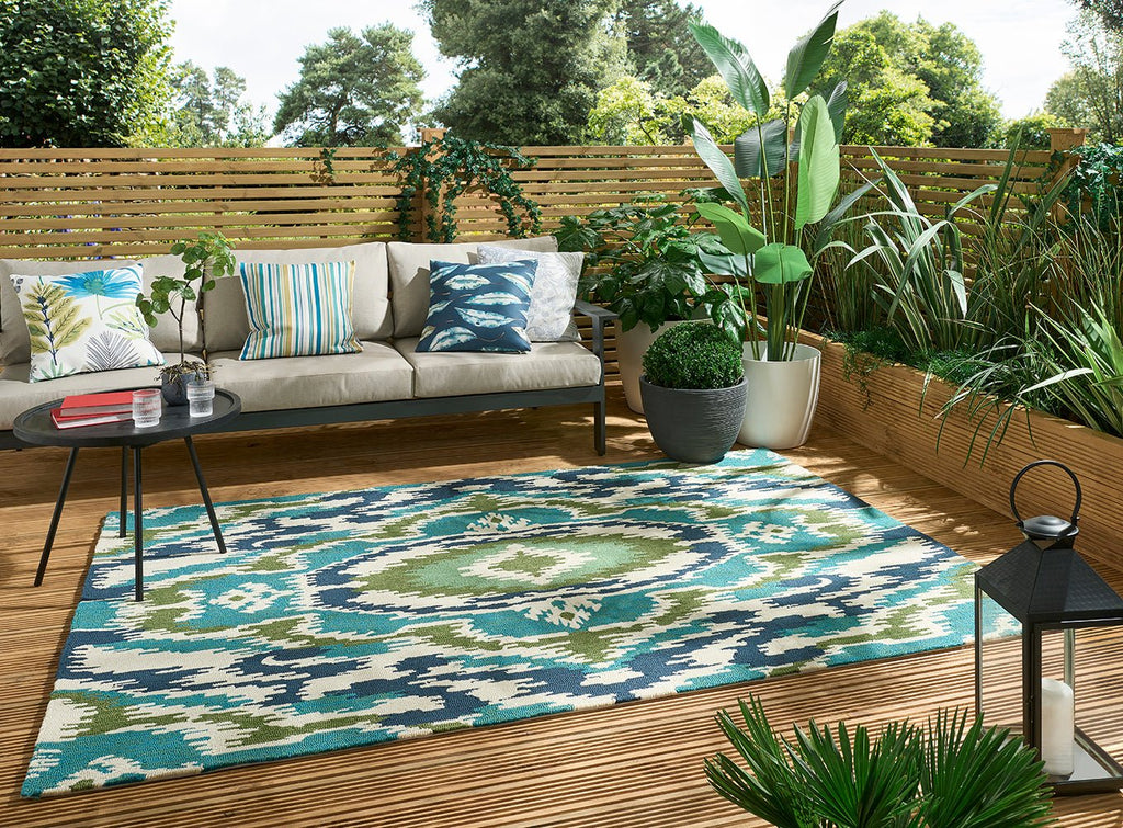 Harlequin Ixora Emera Indoor Outdoor 442007BC-HAR-442007-200X140Rugtastic