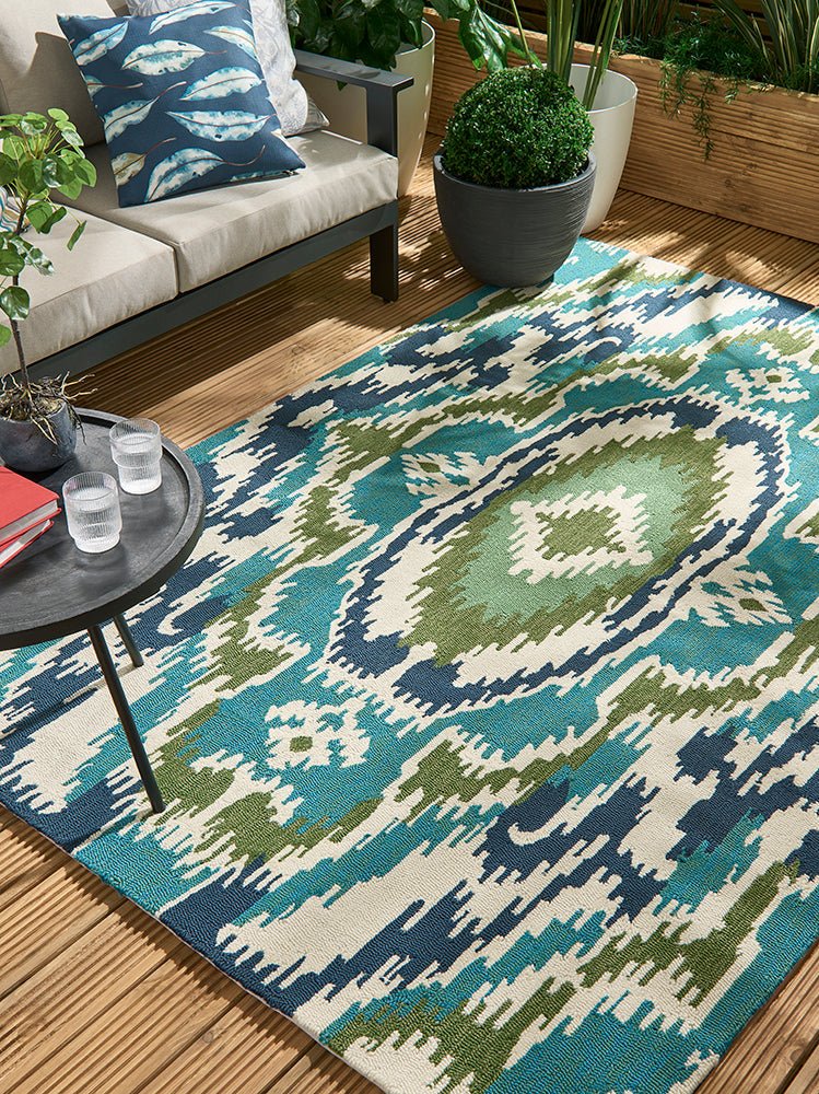 Harlequin Ixora Emera Indoor Outdoor 442007BC-HAR-442007-200X140Rugtastic
