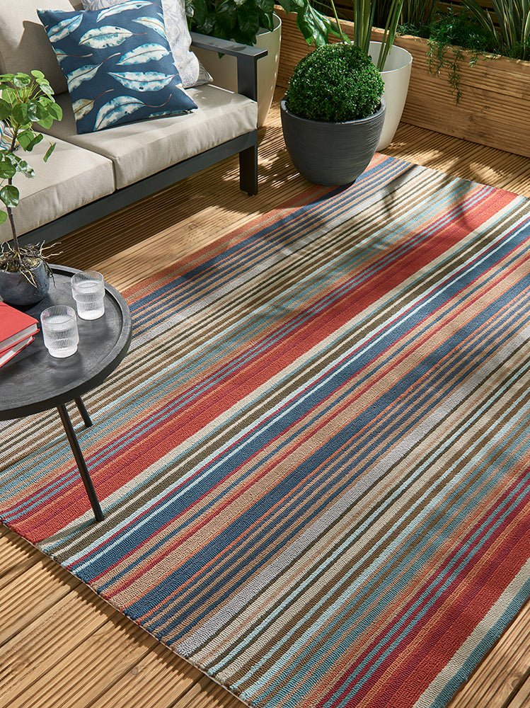 Harlequin Spectro Stripes Sedonia Indoor Outdoor 442103BC-HAR-442103-200X140Rugtastic