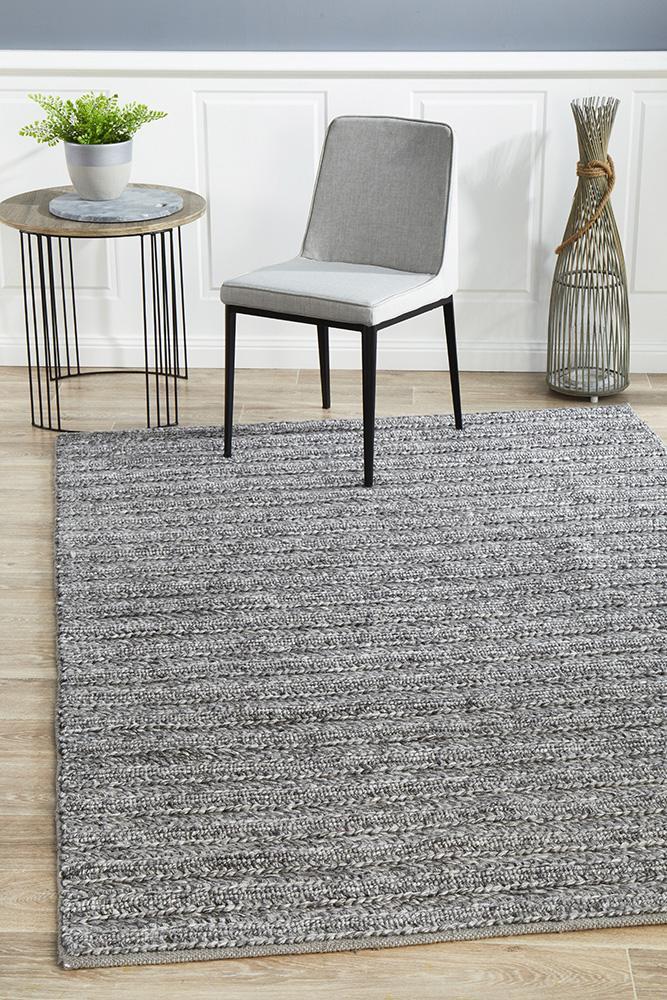 Harvest 801 Steel RugHST-801-STE-225X155Rugtastic