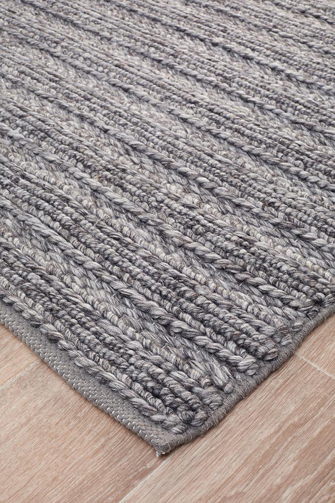 Harvest 801 Steel RugHST-801-STE-225X155Rugtastic