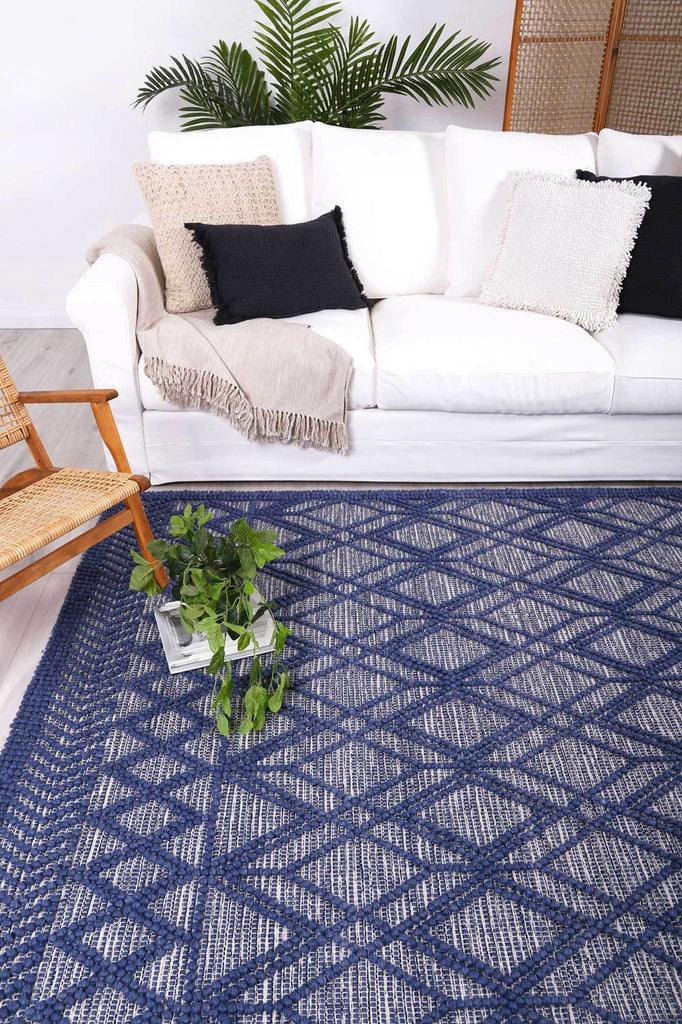 Himal 7000 Blue Wool RugHIMA160700BLUERugtastic