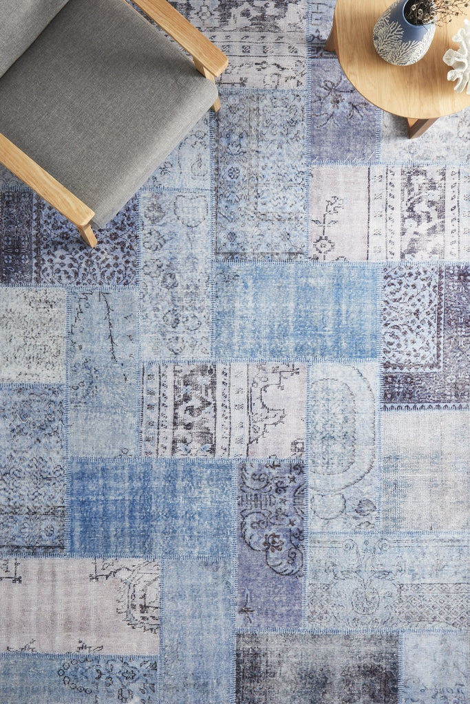 Illusions 121 Denim RugILU-121-DENIM-140X70Rugtastic