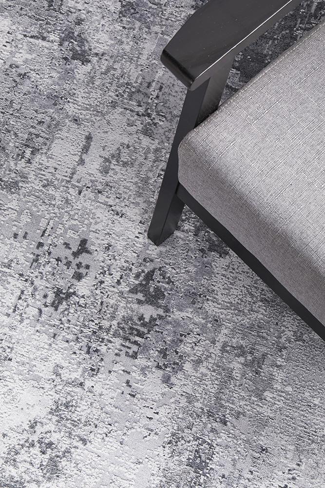 Illusions 156 Silver RugILU-156-SILVER-140X70Rugtastic