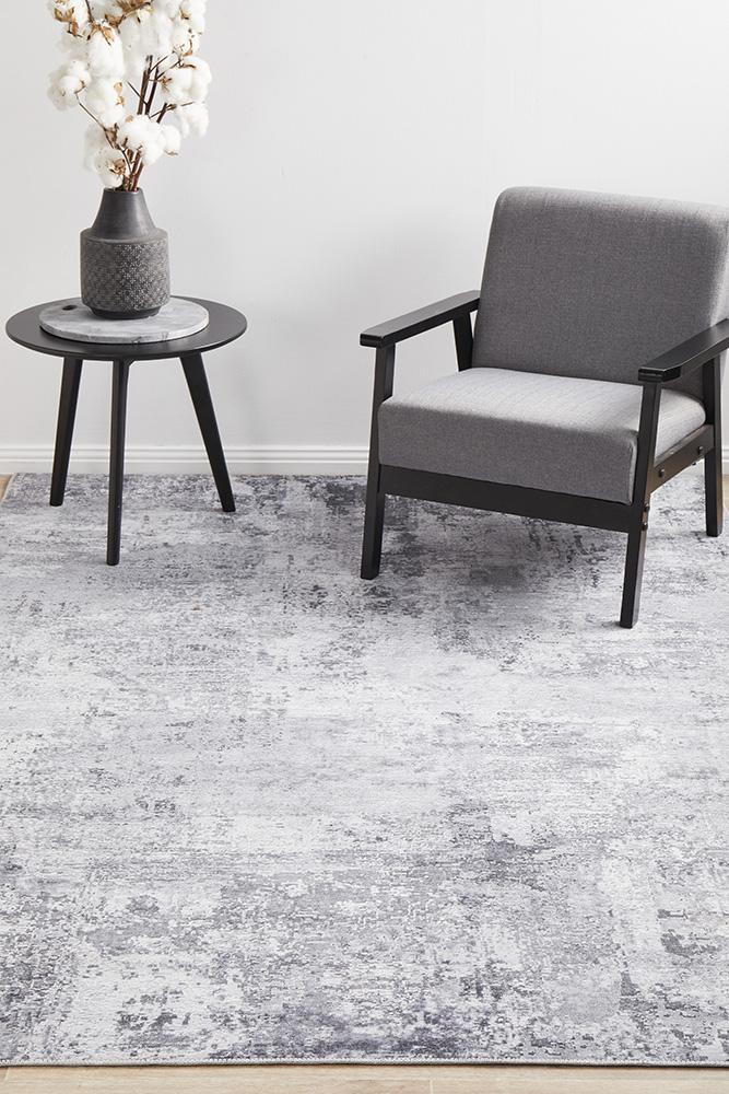 Illusions 156 Silver RugILU-156-SILVER-140X70Rugtastic