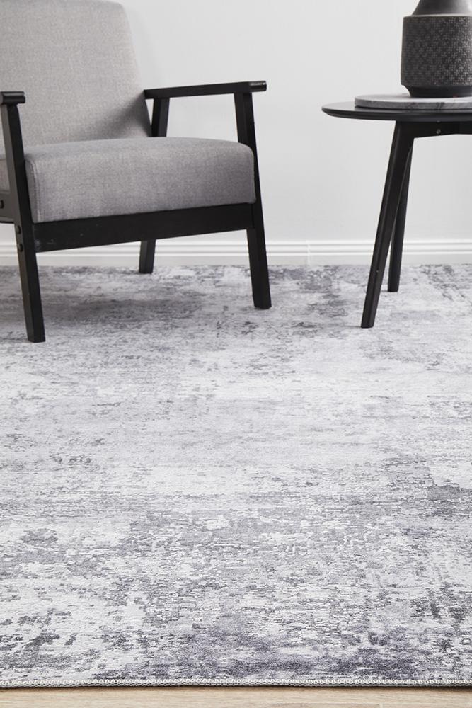 Illusions 156 Silver RugILU-156-SILVER-140X70Rugtastic