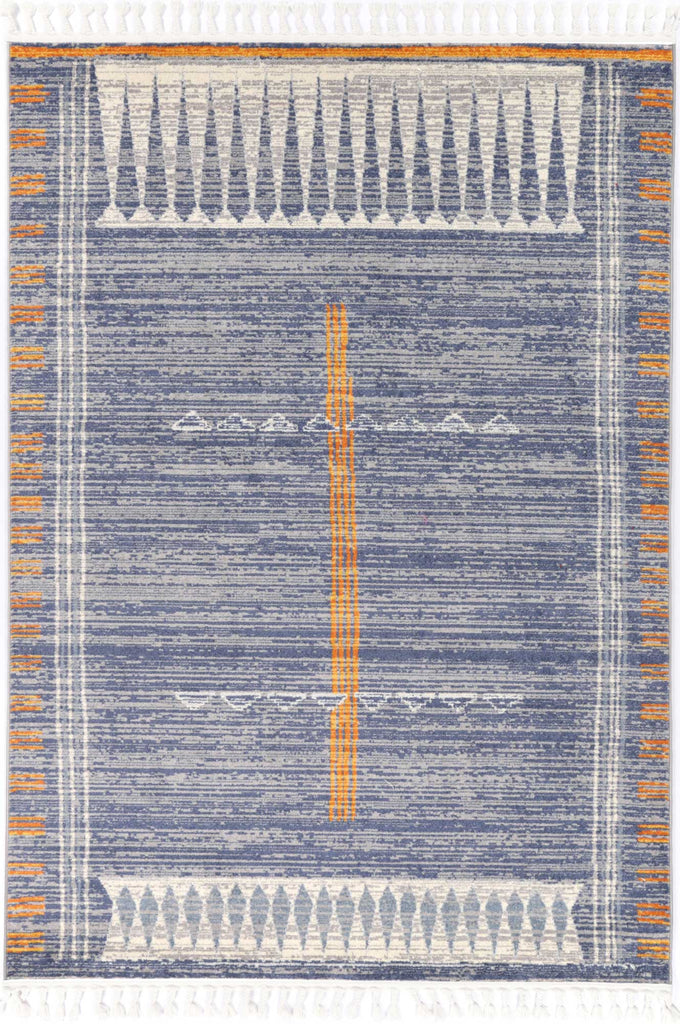 Inca Tribal Blue RugINCA80302Rugtastic